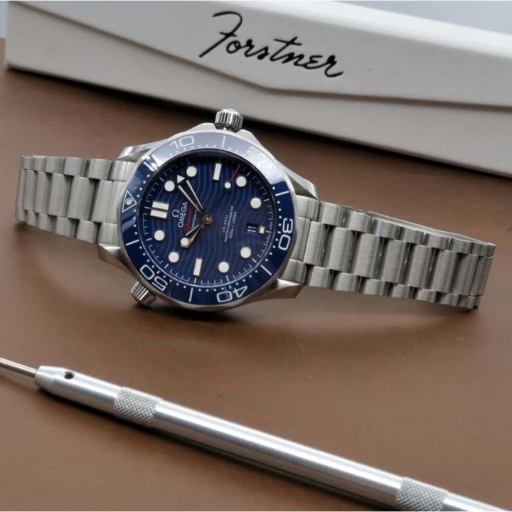 สายนาฬิกา-forstner-present-1450-for-omega-seamaster-post-2018-sาคาต่อชิ้น-เฉพาะตัวที่ระบุว่าจัดเซทถึงขายเป็นชุด