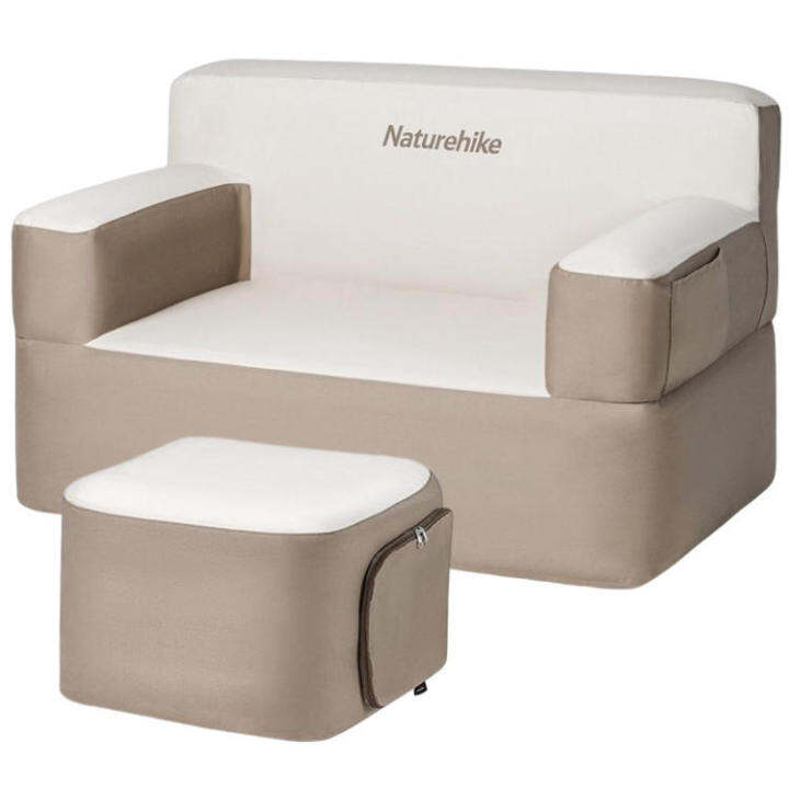 Inflatable Lounge Chair With Ottoman Blow Up Chaise Lounge Portable Lazy Sofa - Inflatable Sofa Camping, Inflatable Sofa Couch