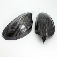 2Pcs Rearview Mirror Covers Side Mirror Cap Carbon Fiber Pattern ABS Shell For BMW E90 E91 320i 330i 335i 2005 2006 2007 2008