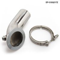 อะแดปเตอร์วงดนตรีเทอร์โบสแตนเลส V-Downpipe ข้อศอก90องศาสำหรับเทอร์โบ Hy35 Hx He351 Ep-Cgq217z