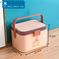 Portable First Aid Kit Container Pill Case Family Emergency Medicine Storage Box Organizer With Handle Capacity Pill Container