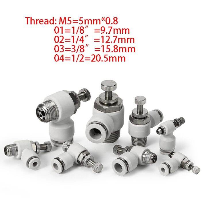 pneumatic-fitting-pipe-connector-high-quality-white-hose-fittings-1-4-1-2-6mm-8mm-bsp-thread-quick-coupling-air-tube-connectors