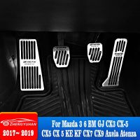 CX5รถสำหรับ Mazda 3 6 CX-5 CX-3 2017 2018 2019 CX-7 CX-9 Axela ATENZA ที่โฟมกรองสารชีวเคมีคลัตช์เบรกเท้าเหยียบ