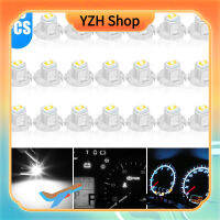 YZH Shop 20 X T4 T4.2นีโอลิ่ม1-Smd คลัสเตอร์ Led รีบเครื่องดนตรีภูมิอากาศหลอดไฟแผงไฟแดชบอร์ดหลอดไฟสีขาว