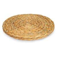 【CC】㍿  Natual Weave Rattan Round Placemats Cups Dining Table