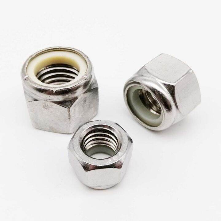 jie-yuan-unf-10-1-4-5-16-3-8-7-16-1-2-304-a2-70สแตนเลส-uk-us-ด้าย-hex-nylon-lock-lock-nut-self-locking-nylock-locknut