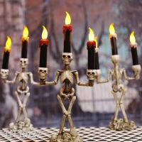 2023♚♙♤ Decoration Candlestick Lights Ghosts Candle Holder Led