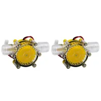 2Pcs 10W Water Flow Pump Mini Hydro Generator Turbine Flow Hydraulic Conversion 12V &amp; 5V