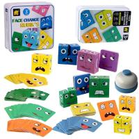 Wooden Expressions Matching Block Emotions Match Games for Kids Logical Educational Training Toys Set Birthday Gift Education Montessori Toys appropriate