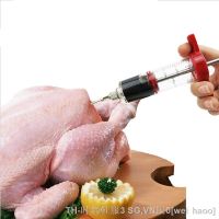 hot【DT】❍✖☸  Plastic Marinade BBQ Injector Meat Syringe Seasoning Sauce Poultry Turkey Flavor Grill