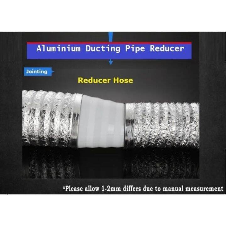 HOT EA0DT Pipe reducer air vent duct hose variable size flexible duct