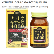 VIÊN UỐNG HỖ TRỢ CHỐNG ĐỘT QUỴ TAI BIẾN 4000FU ORIHIRO HỘP 60 VIÊN