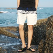 Hot seller cotton beach pants men s loose large size casual shorts big
