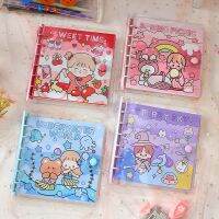 4 Designs Sweet Girl PVC Cover Notepad For DIY Materials Diary Planner Scrapbooking Craft Greeting Card Best Gift for Daughter