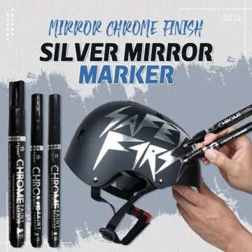 Liquid Chrome PermanentMarker PenLiquid Mirror Markers Pen Silver  0.7,1.0,3.0mm