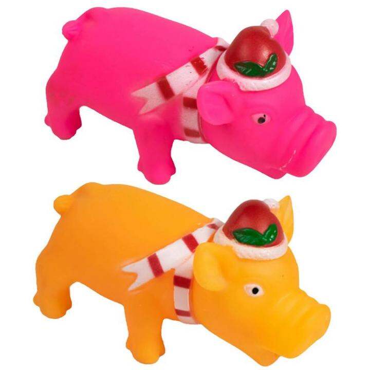 Christmas pig hotsell dog toy