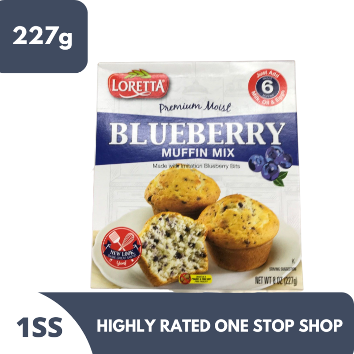 Loretta Blueberry Muffin Mix 227g Lazada PH