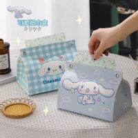 （hot and spicy） สับปะรดดำ》✔Sanrio กล่องเนื้อเยื่อหนัง Cinnamoroll บ้าน Hiasan Kamar นั่งเล่นห้องนอนห้องครัวที่วางผ้าเช็ดปากเก็บของขนาดใหญ่