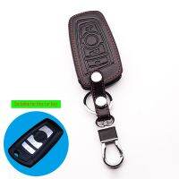 ▽▨✻ Hot sale classic design 100 leather car key case for BMW e30 e36 e90 e60 e84 e39 e46 e90 e63 e53 F10 F30 x1 x3 x4 fob 3 buttons