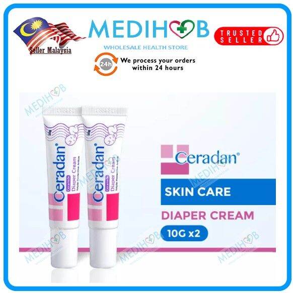 CERADAN (Ceramide) Diaper Cream 2 x 10g EXP 1/2025 Lazada