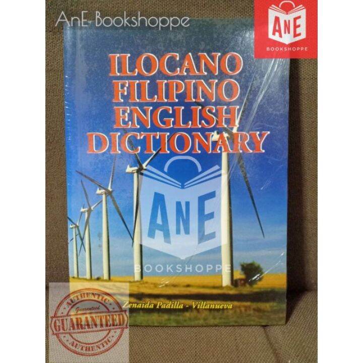 AUTHENTIC ILOCANO FILIPINO ENGLISH DICTIONARY by Villanueva Lazada PH