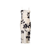 SHU APPAREL FLORAL PRINT CAMI DRESS - BEIGE