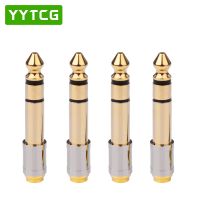 YYTCG Jack 6.5 6.35mm colokan Male ke 3.5mm konektor wanita Headphone penguat Audio mikrofon AUX 6.3 3.5mm konverter