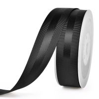 【hot】！ (10 Yards) 9mm 16mm 25mm 38mm BLACK Grosgrain Tapes Polyester Bows Making Apparel Sewing Fabric 933519