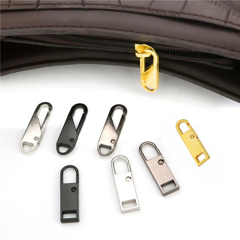 Replacement Zipper Slider Metal Zipper Pull Zipper Repair for Broken Buckle  Zipper Head Zip Ends Bag Suitcase DIY Sewing Craft - AliExpress