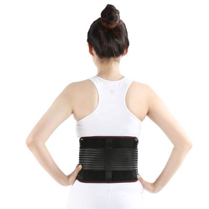 self-heating-waist-support-belts-breathable-lumbar-corset-women-medical-lower-back-brace-waist-belt-spine-support-plus-size