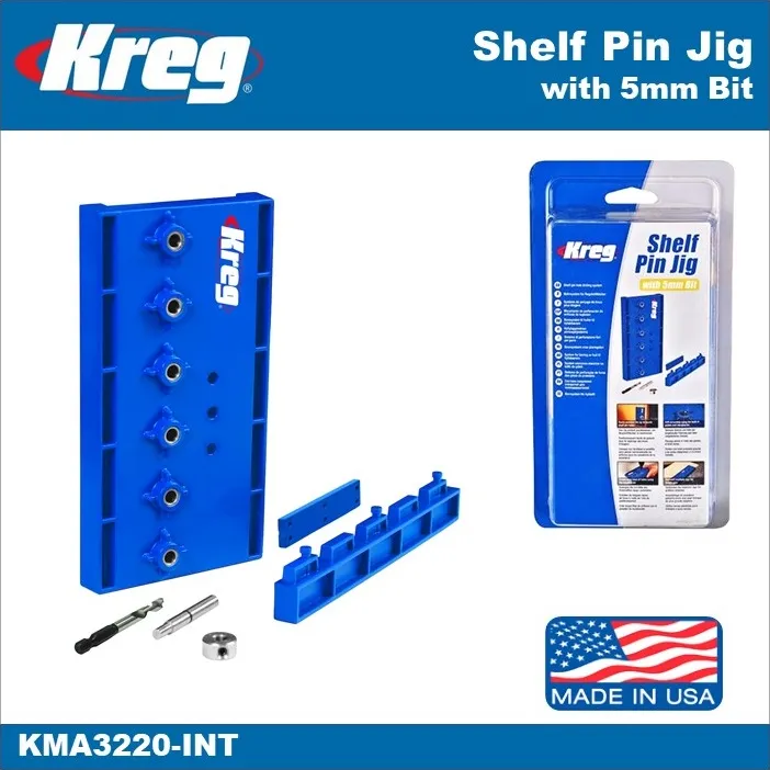 Kreg Shelf Pin Jig with 5mm Bit KMA3220INT Lazada PH