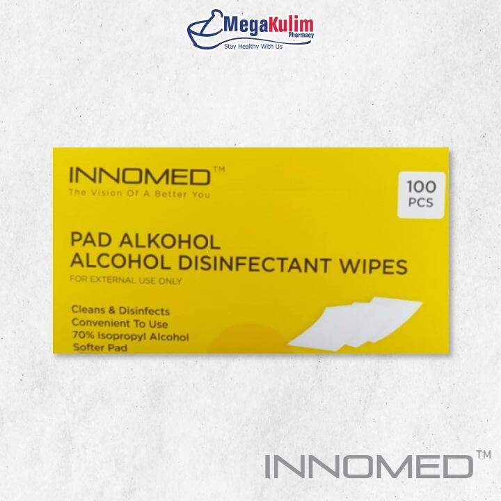 Innomed Alcohol Disinfectant Wipes 100's Lazada