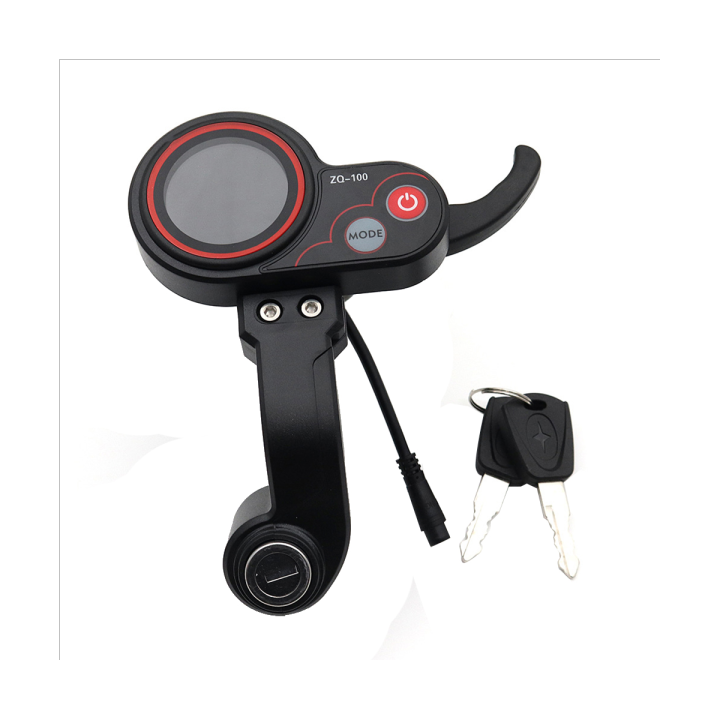 ZQ-100 Mileage Meter with Key Speed Adjustable Electric Scooter Meter 6 ...