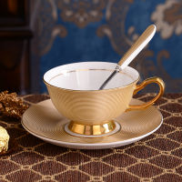 Coffee Cup Set Bone China Coffeeware Tea Cups Porcelain Mug Wedding Decoration Home Accessories