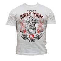 เสื้อยืดคอกลมศิลปะการต่อสู้ Mma Muay Thai Kick มวยผู้ชายแฟชั่นสั้น Creative ผู้ชาย Tee ปรับแต่ง Tee เสื้อ S-5XL