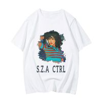 【New】ที่มีชื่อเสียงนักร้อง SZA Ctrl เพลงอัลบั้มขนาดใหญ่เสื้อยืดผู้ชายแฟชั่นเสื้อยืด100% Cotton Tees High Street Streetwear เล็กน้อยยืด