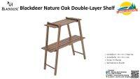 Blackdeer Nature Oak Double-Layer Shelf