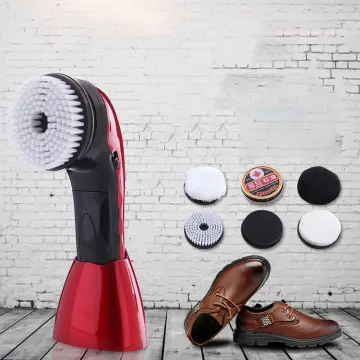 Handheld Automatic Electric Shoe Brush Shine Polisher Battery