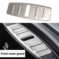 รถด้านหน้า Trunk Guard แผ่นฝาครอบป้องกันสำหรับ Tesla รุ่น3 2016-2021อุปกรณ์ตกแต่งภายในรถยนต์