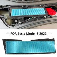 、‘】【； Air Intake Grille Protective Cover Air Filters For Tesla Model 3 2021 2022 Air Conditioner Inlet Filter Replacement Parts