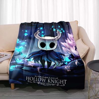 （in stock）Hollow knight Flannel game blanket novel Microfiber Flannel durable childrens and adult travel sofa cover（Can send pictures for customization）