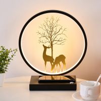 LED Desk Lamp Wireless Charger for Lighting Desk Lamp Adjustable Dimming Desktop Nightstand Decoration