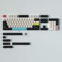 Gmk ปุ่มกด130ปุ่ม,คีย์บอร์ดเชอร์รี่โปรไฟล์ PBT ห้าด้านพร้อมเปลี่ยน1.75U 2U สำหรับสวิตช์ MX เชอร์รี่คีย์บอร์ดแบบกลไก Keychron/RK61/GK61/Anne Pro 2