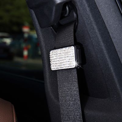 [COD] New cross-border diamond-studded car seat belt clip tightness adjuster