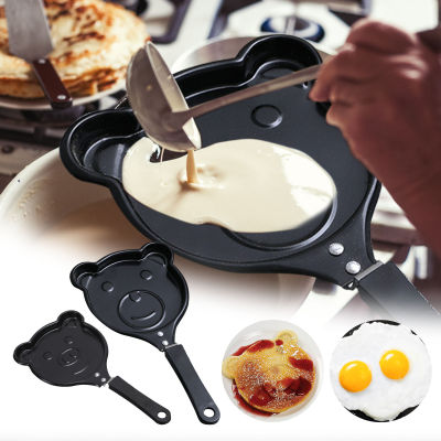 แม่พิมพ์ไข่เจียวแพนเค้กสำหรับทำอาหารเช้าแบบไม่ติดกระทะแม่พิมพ์เครื่องมือทอดไข่