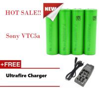 4ก้อนถ่านชาร์จ Sony VTC5 battery 18650 2500 Lithium-ion battery Li-ion, 2500 mah ถ่านไฟฉาย รถบังคับ วิทยุ ถ่านชาร์จ ไฟฟ้า + Ultrafire Charger