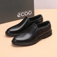 Original Ecco mens Work shoes Sports Shoes Outdoor shoes Casual shoes Leather shoes LY1218005