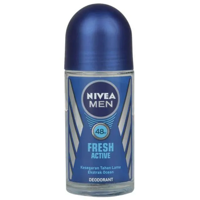 Nivea Men Fresh Active Roll On 50ml Lazada Indonesia