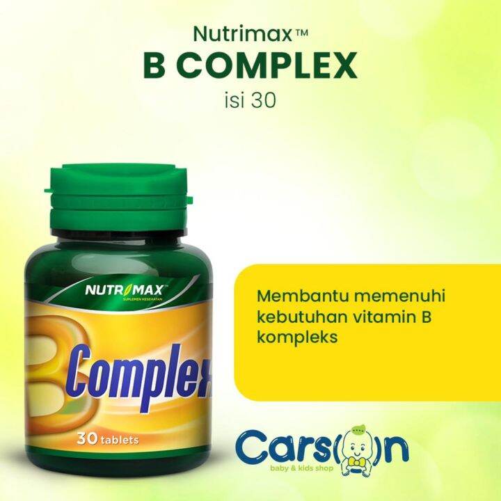 Nutrimax B Complex Vitamin Untuk Kesehatan Saraf Tubuh | Lazada Indonesia