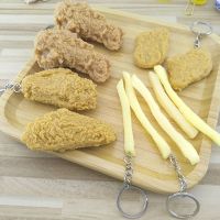 【cw】 Chain Holder Artificial Fake Steak Food Keychain Kids Keyring Jewelry Accessories Gifts 【hot】 !